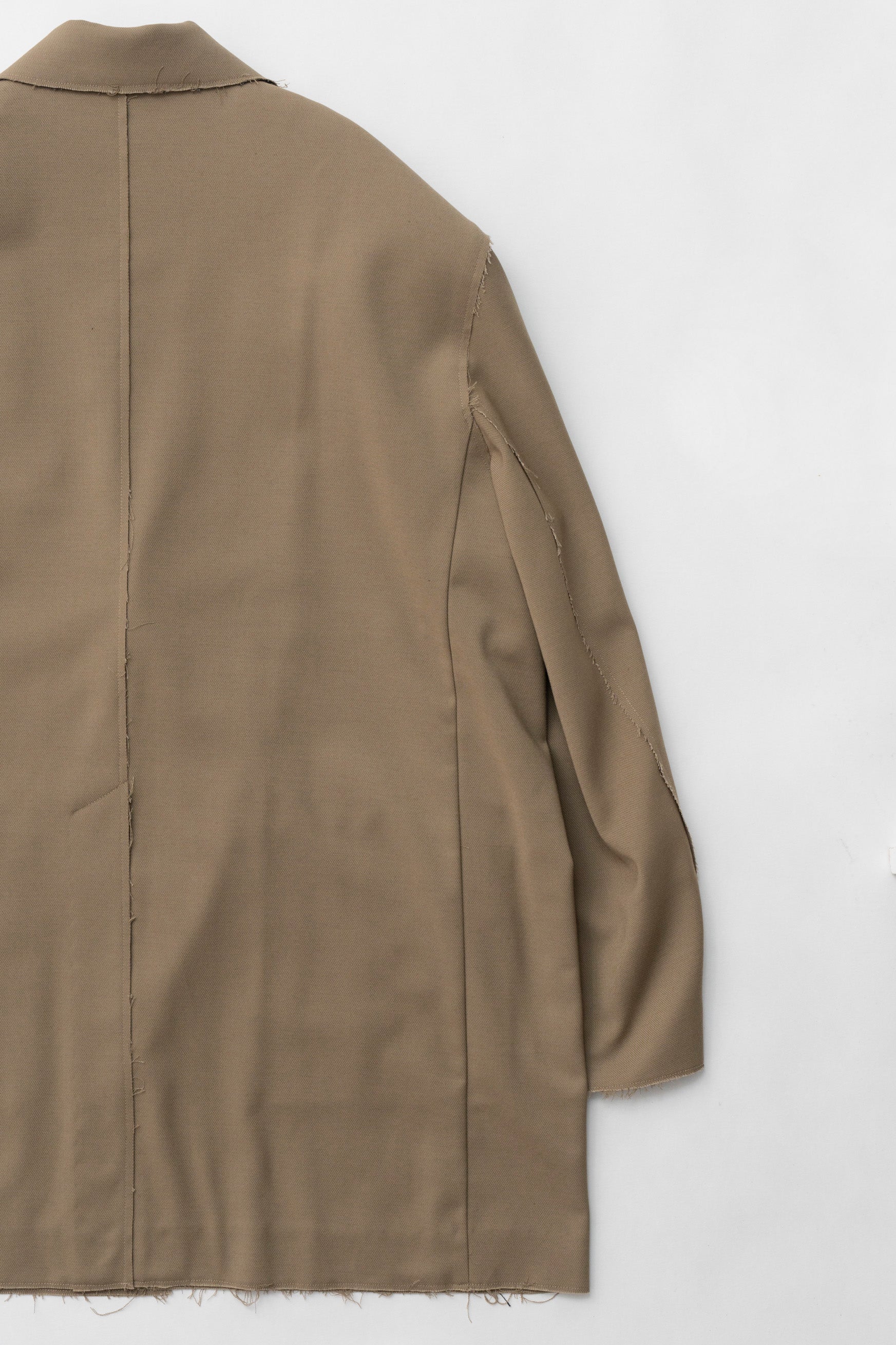 【25 SPRING PRE ORDER】Raw Edge Oversized Jacket