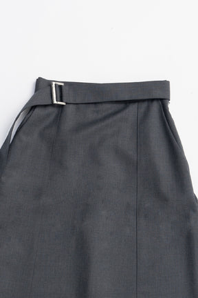 Drop Hem Layered Skirt Pants