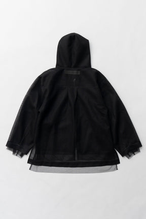 【25 SPRING PRE ORDER】Tulle Layered Hoodie