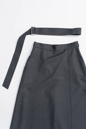 Drop Hem Layered Skirt Pants