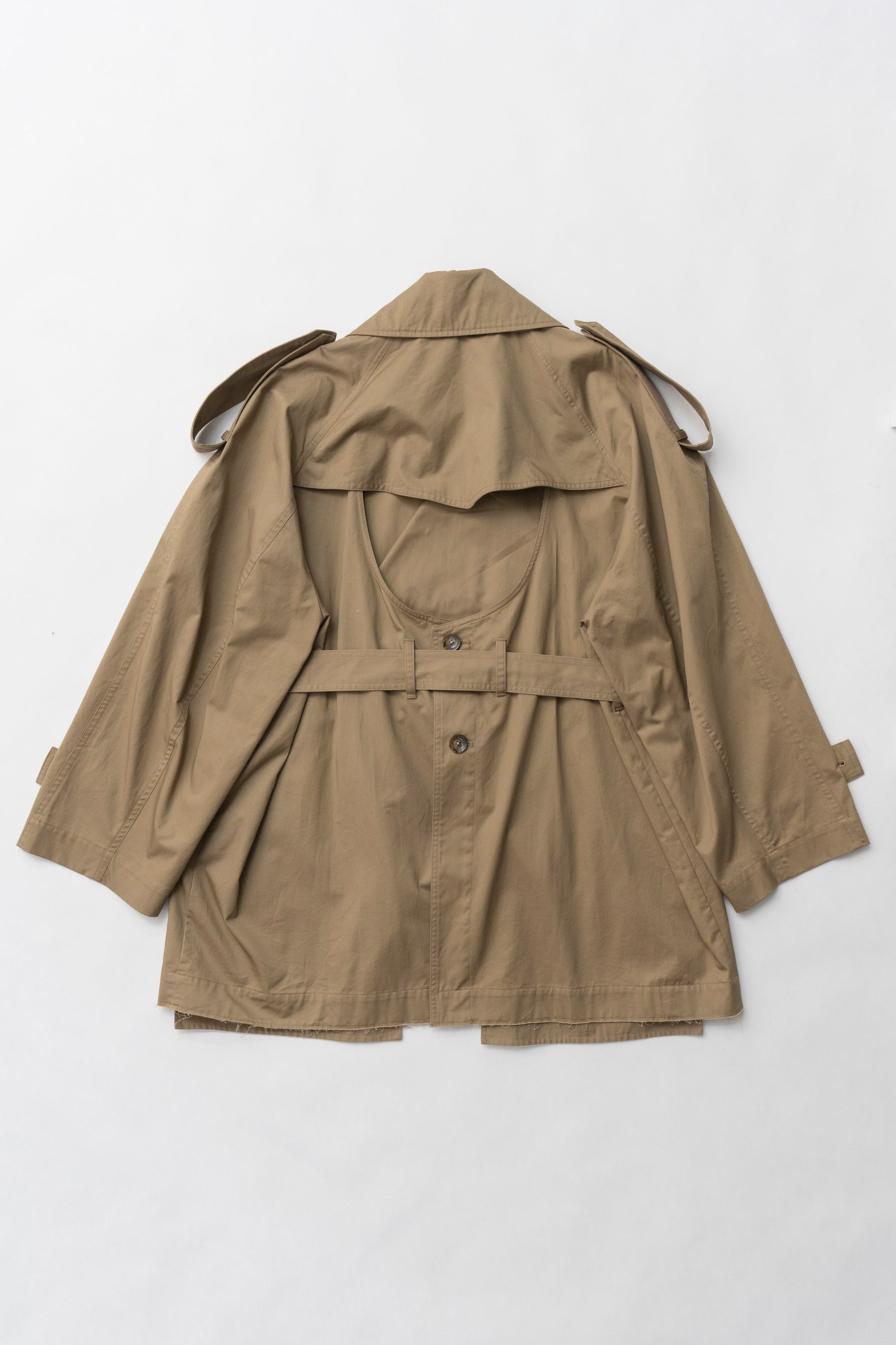 【25 SPRING PRE ORDER】Cut-out Trench Coat