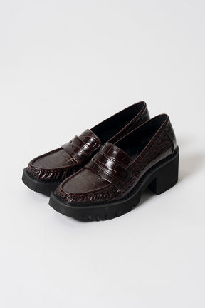Volume Sole Gathered Loafers - 2026AUTUMN