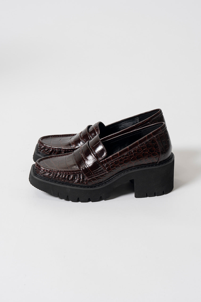 Volume Sole Gathered Loafers - 2026AUTUMN