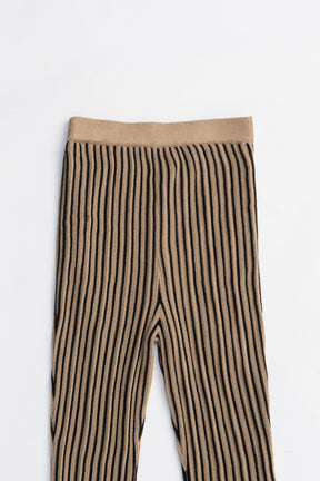Beaded knit pants