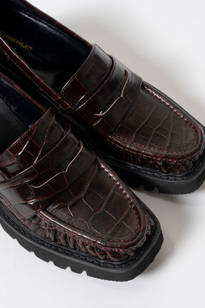 Volume Sole Gathered Loafers - 2026AUTUMN