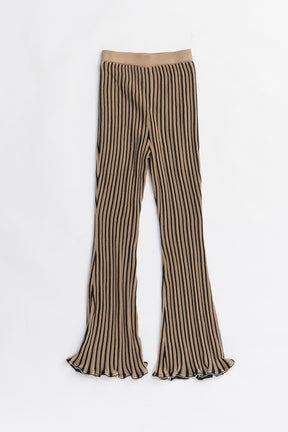 Beaded knit pants