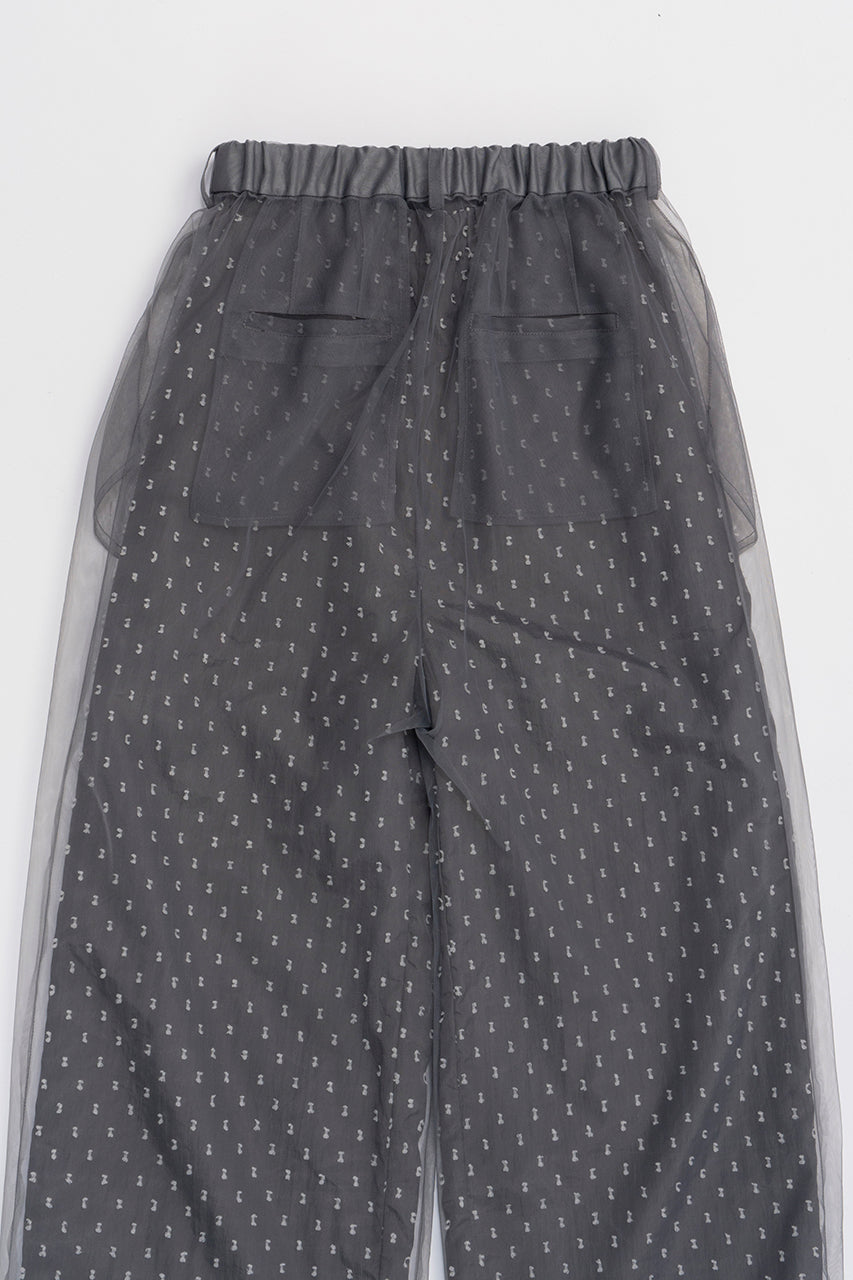 Dot Jacquard Pants