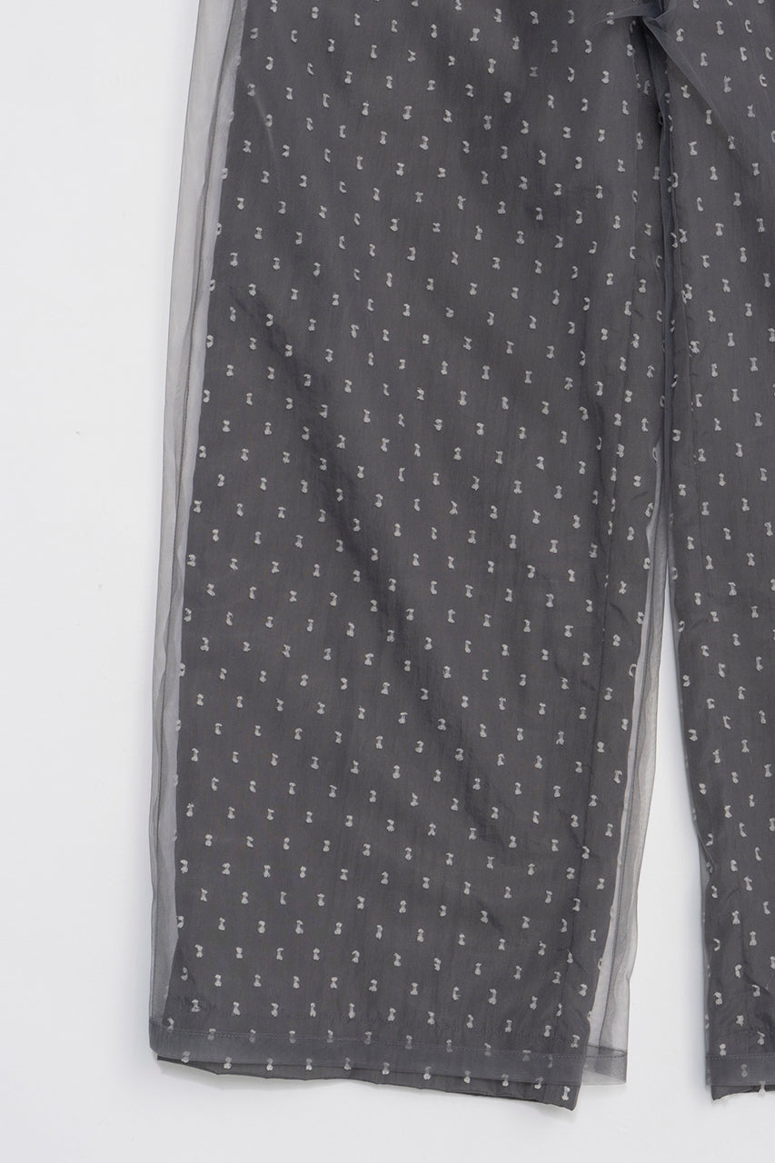 Dot Jacquard Pants