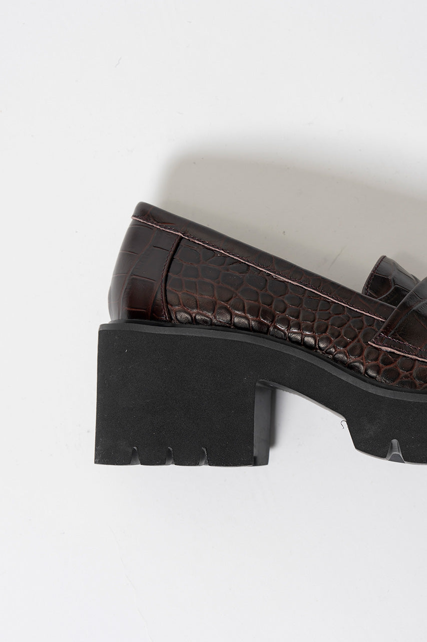 Volume Sole Gathered Loafers - 2026AUTUMN