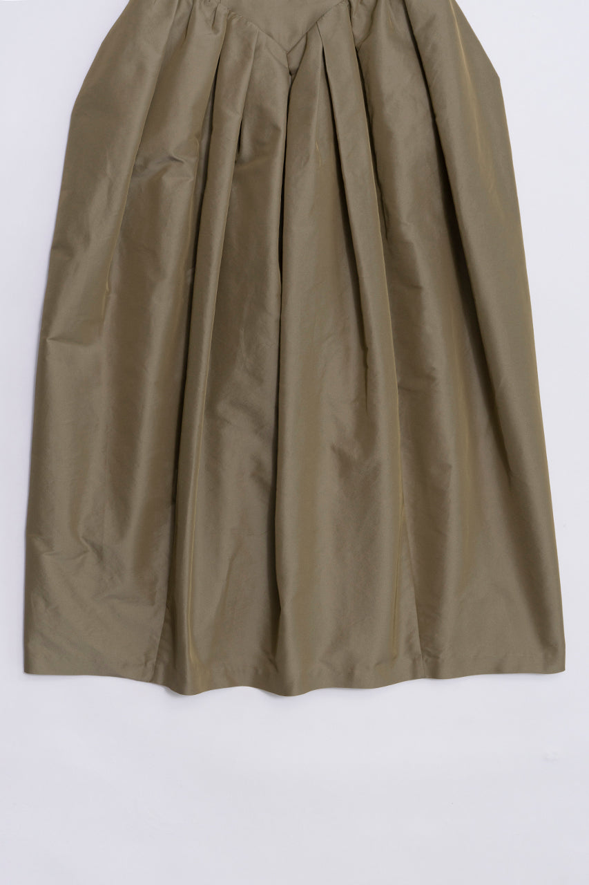 Multi Fabric Voluminous Skirt