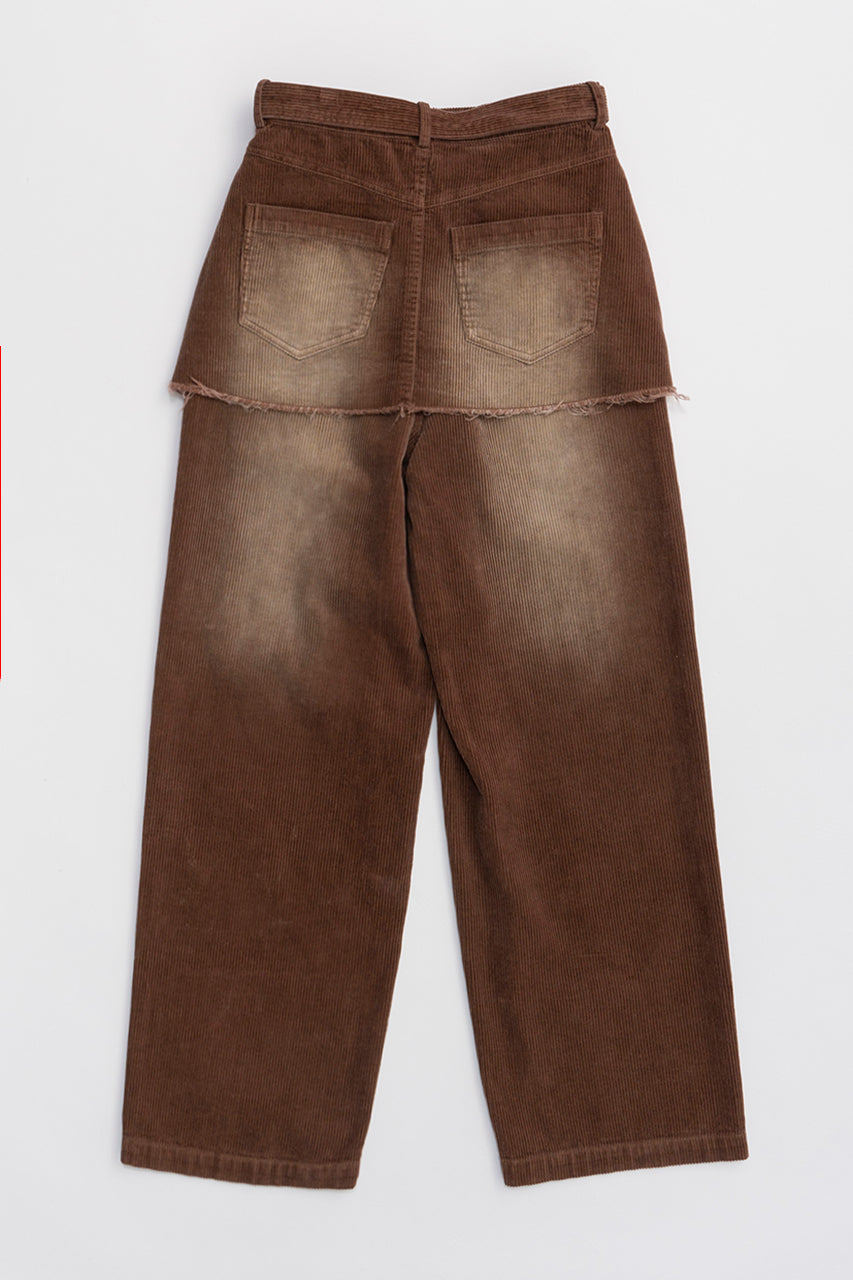 Corduroy Layered Pants