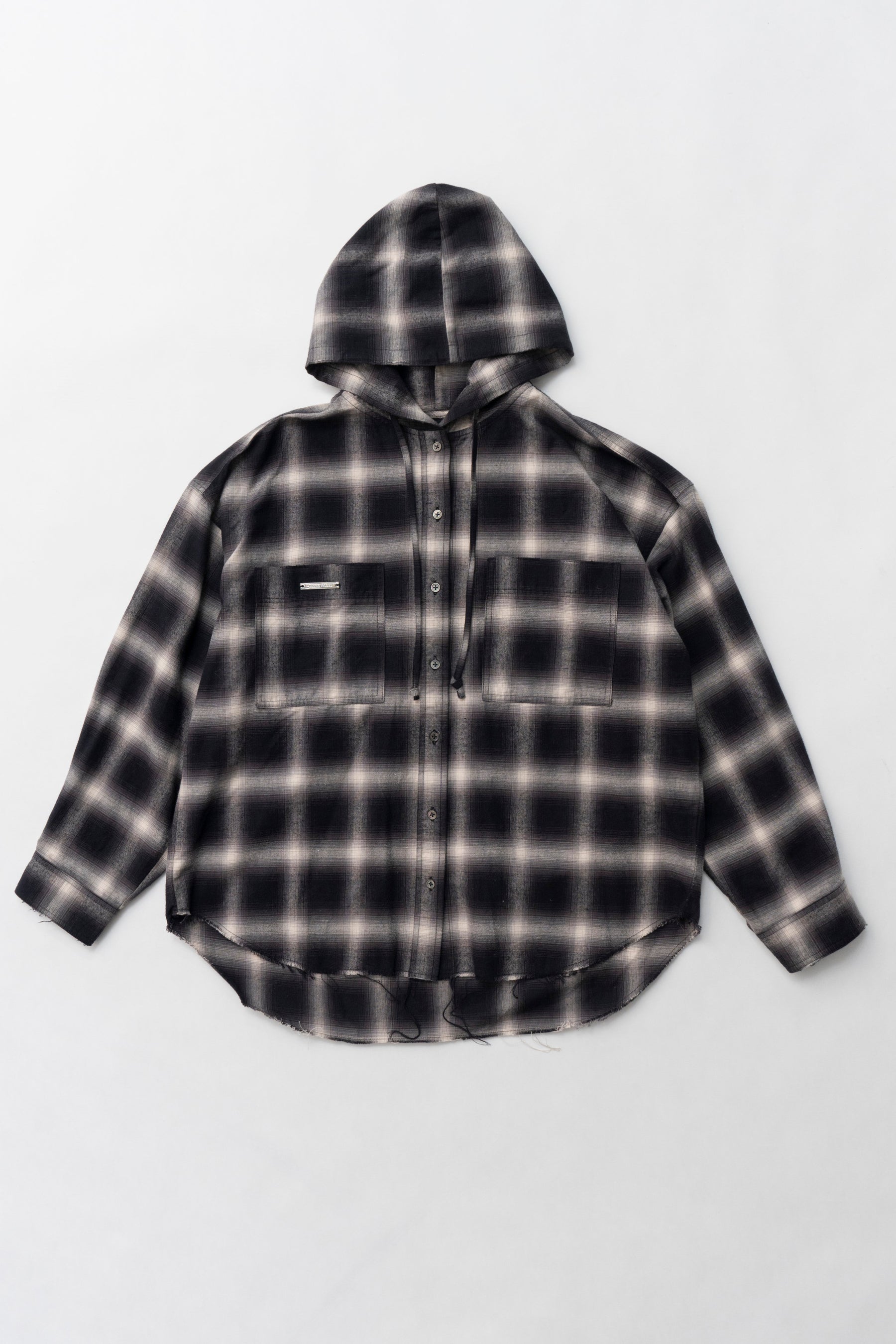 【25 SPRING PRE ORDER】Hooded Check Shirt