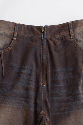 Flocky Denim Pants - 2025 AUTUMN