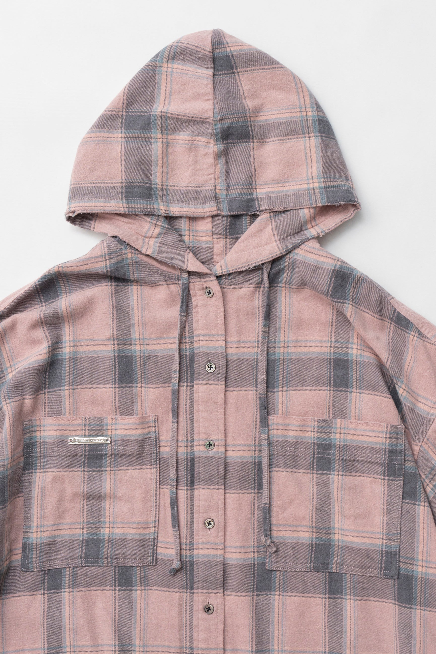 【25 SPRING PRE ORDER】Hooded Check Shirt