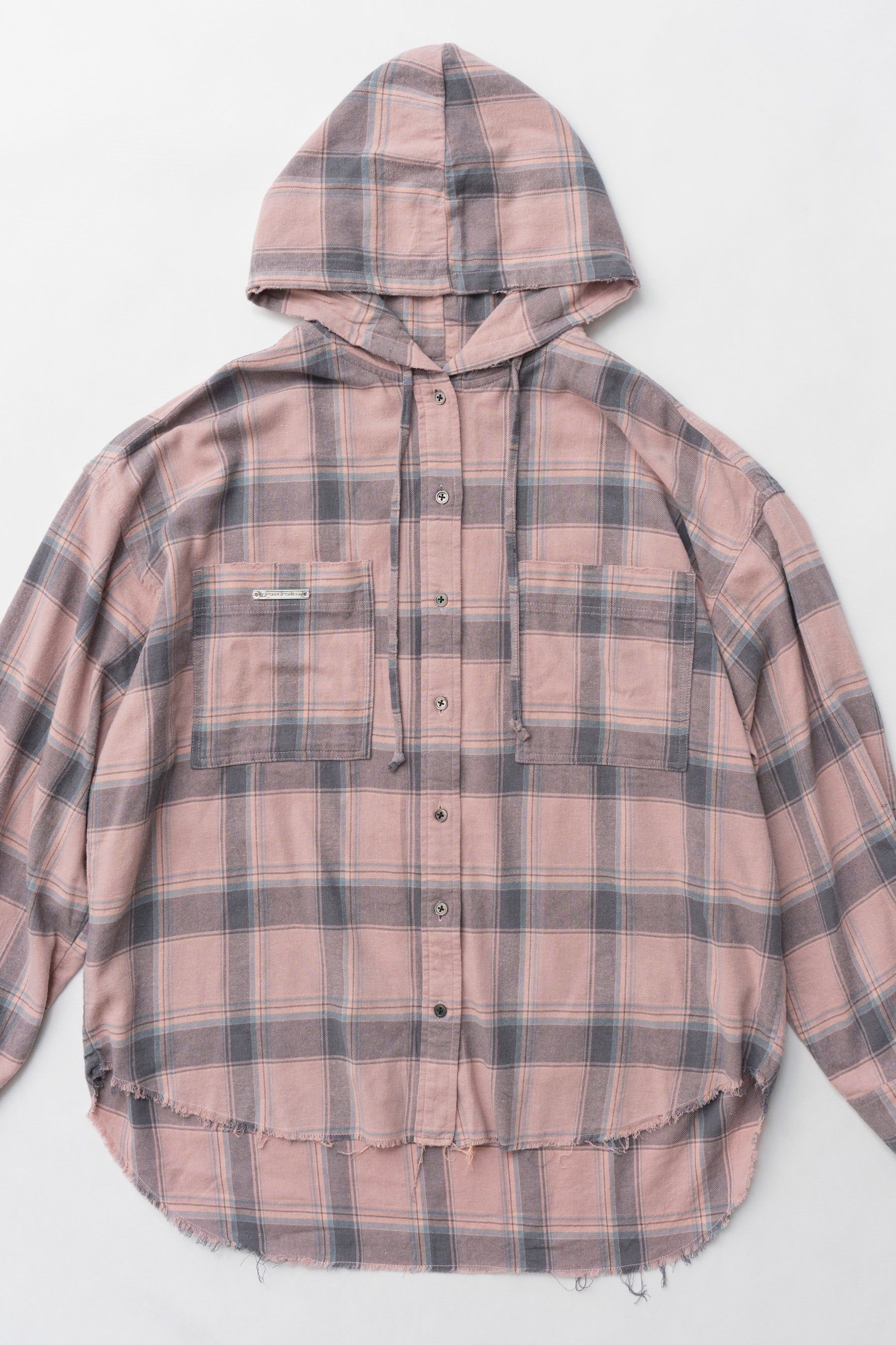 【25 SPRING PRE ORDER】Hooded Check Shirt