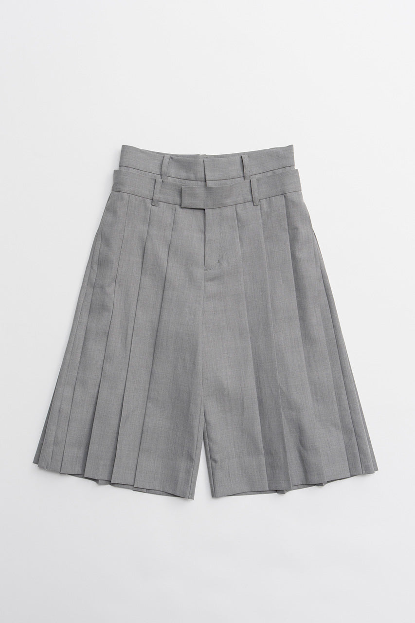 Double-Waist Pleated Half Pants - 2026AUTUMN