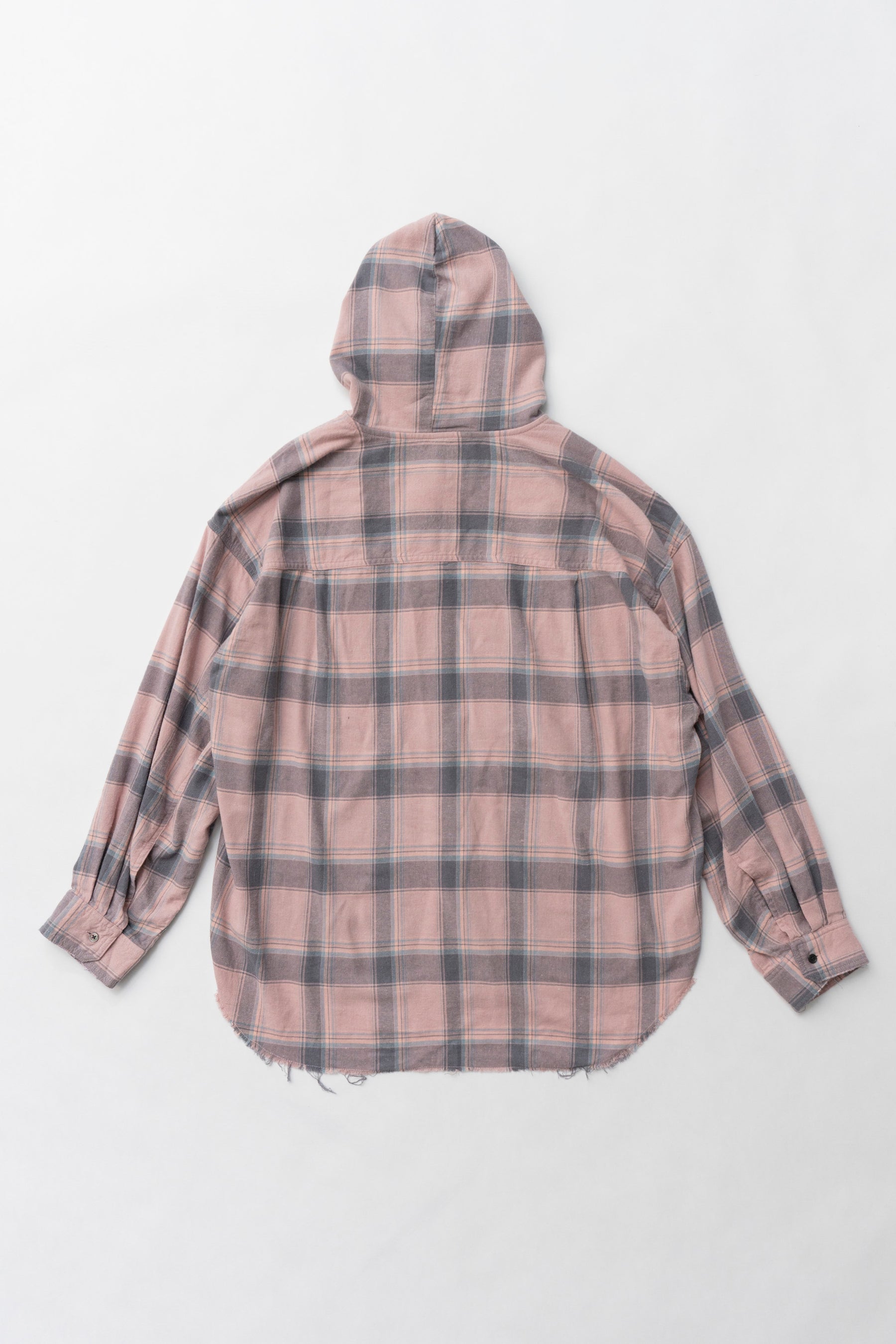 【25 SPRING PRE ORDER】Hooded Check Shirt