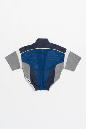 Half Sleeve Mesh Track Jacket - 2025 SUMMER