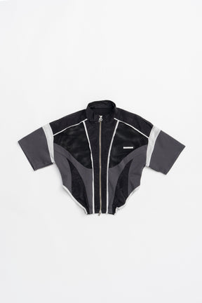 Half Sleeve Mesh Track Jacket - 2025 SUMMER