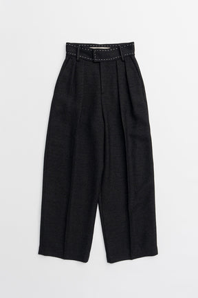 Hand-Like Stitch Tuck Pants - 2026WINTER