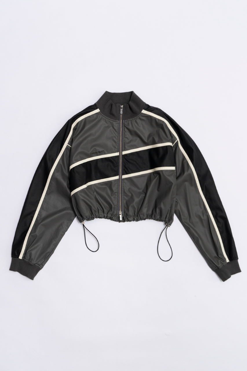 Synthetic Leather Track Blouson