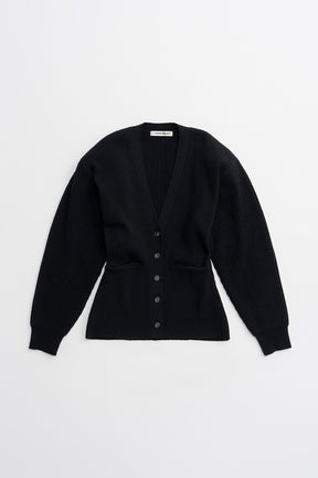 Wide Shoulder Knit Cardigan - 2026WINTER