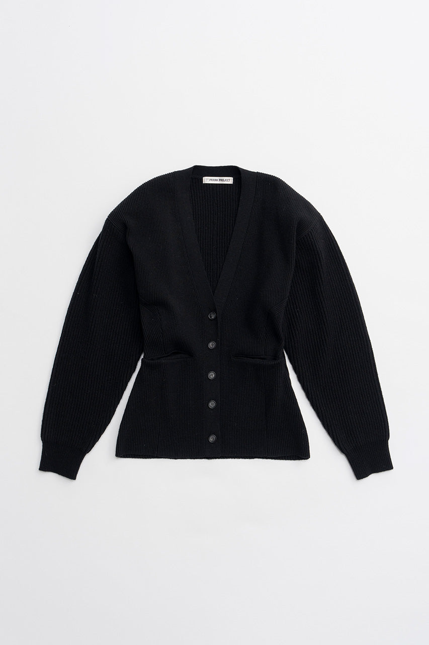 Wide Shoulder Knit Cardigan - 2026WINTER
