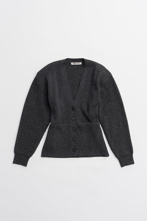 Wide Shoulder Knit Cardigan - 2026WINTER