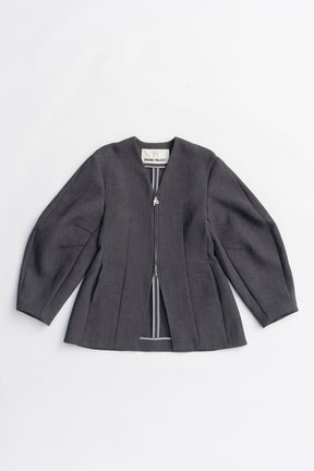 Cocoon Sleeve Zip Top - 2025 AUTUMN