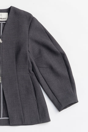 Cocoon Sleeve Zip Top - 2025 AUTUMN