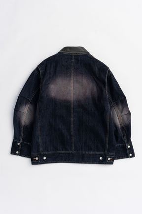 Flocky Denim Jacket - 2025 AUTUMN