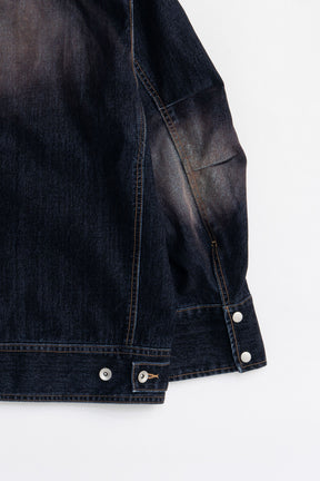 Flocky Denim Jacket - 2025 AUTUMN
