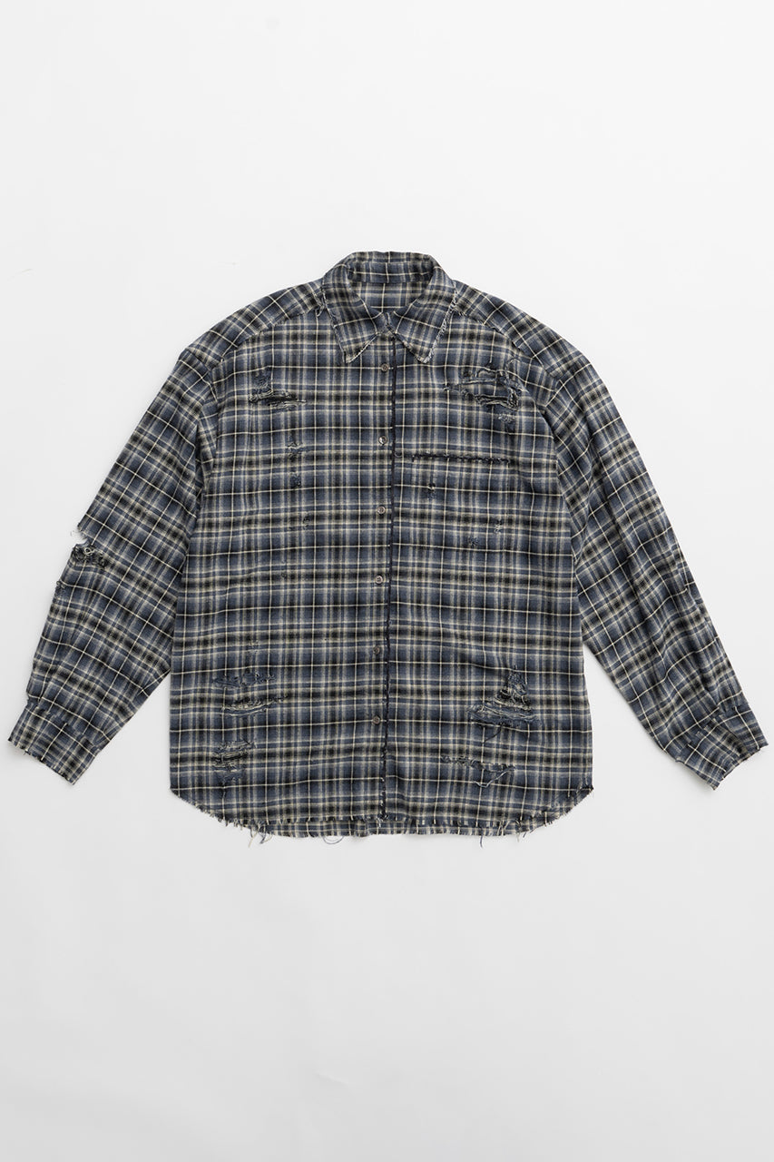 Damaged Check Shirt