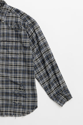 Damaged Check Shirt