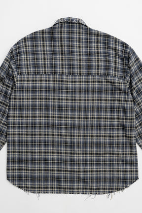 [24Autumn PRE ORDER] DAMAGED CHECK SHIRT