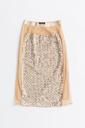 Sequin Midi Skirt