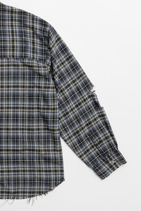 [24Autumn PRE ORDER] DAMAGED CHECK SHIRT