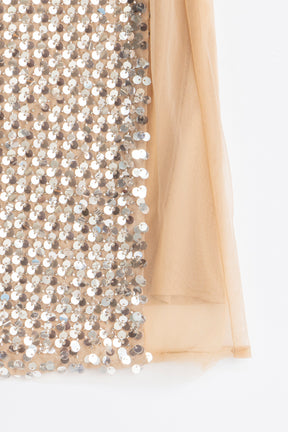 Sequin Midi Skirt
