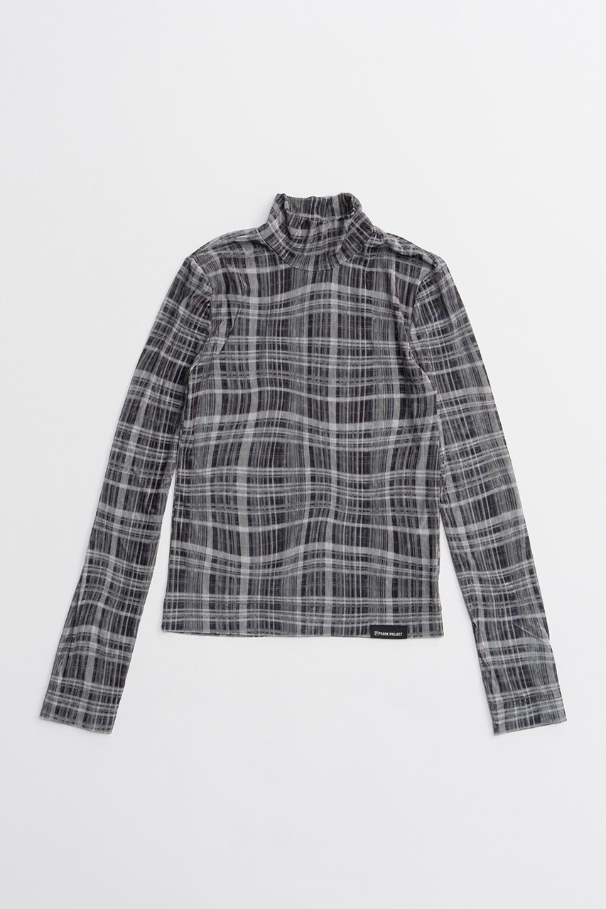 Wavy Check Skin Top - 2026WINTER