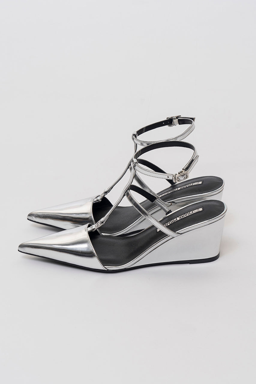 T-Strap Stretch Sandals