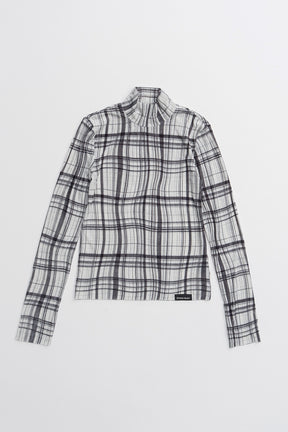 Wavy Check Skin Top - 2026WINTER