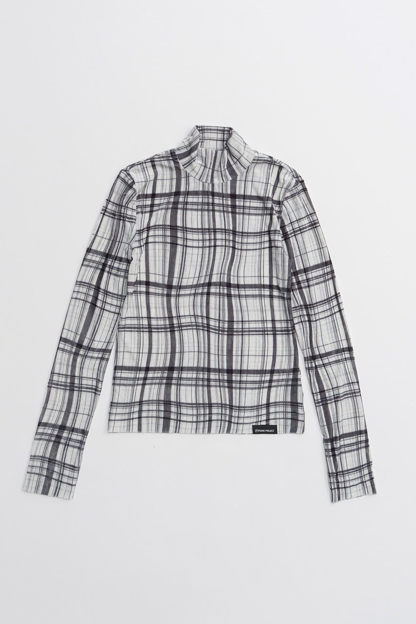 Wavy Check Skin Top - 2026WINTER
