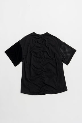 Mesh Gathered Tee - 2025 SUMMER