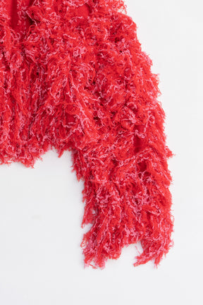 Fluffy Knit Cardigan - 2025 WINTER