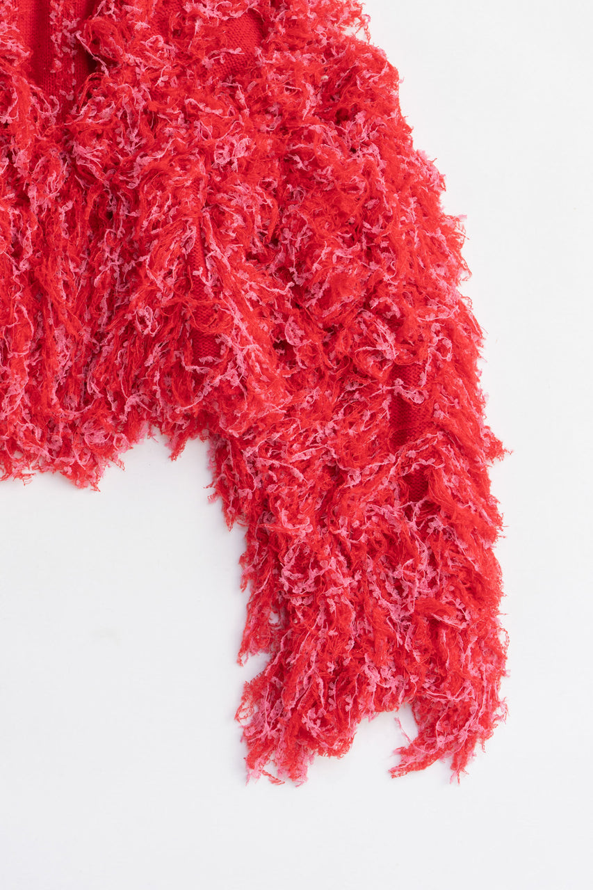 Fluffy Knit Cardigan - 2025 WINTER
