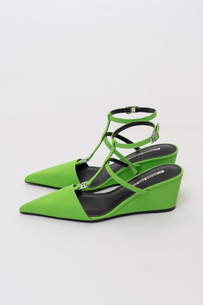 T-Strap Stretch Sandals