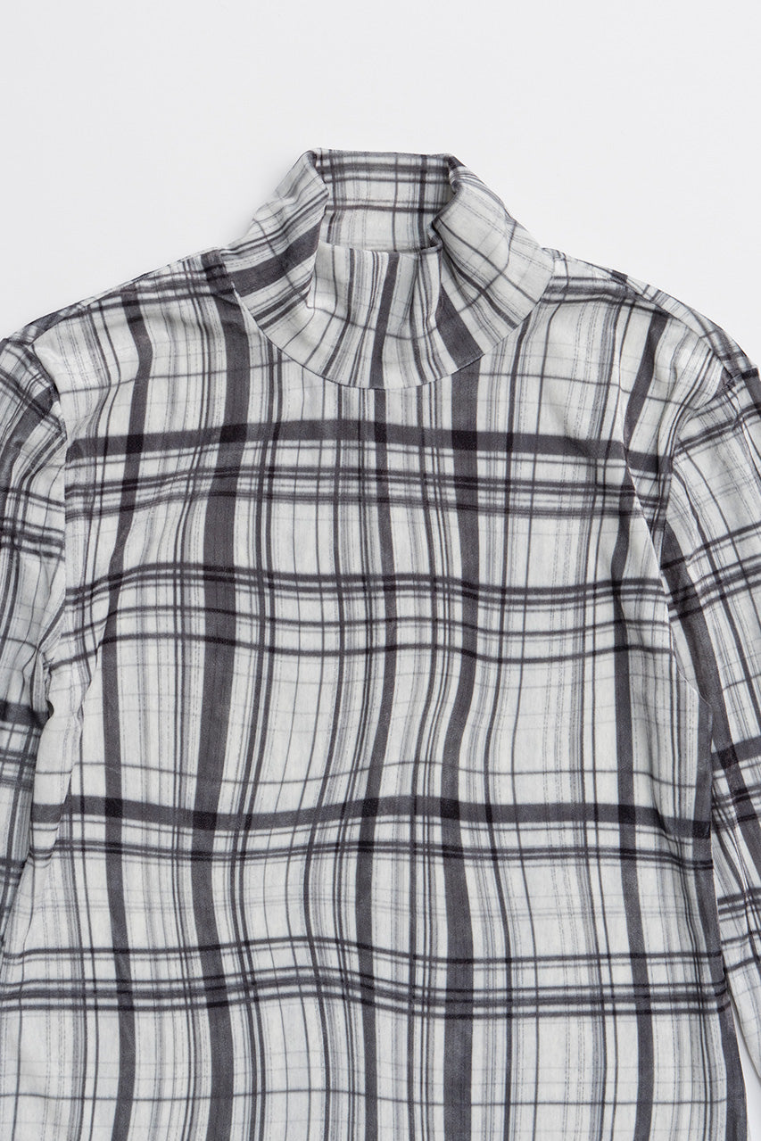 Wavy Check Skin Top - 2026WINTER