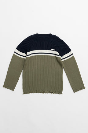 [24Autumn PRE ORDER] BORDER OVER KNIT