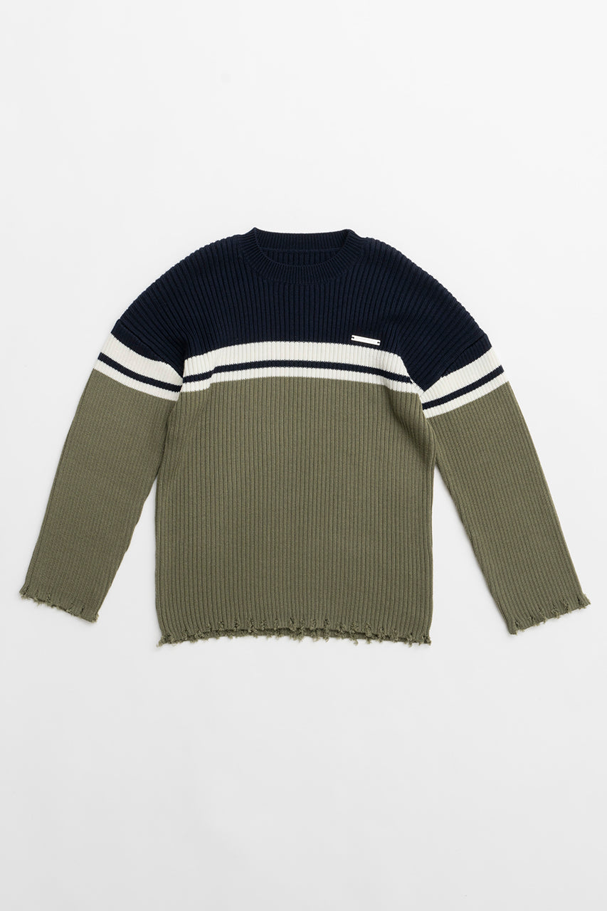 【24WINTER PRE ORDER】Border Over Knit