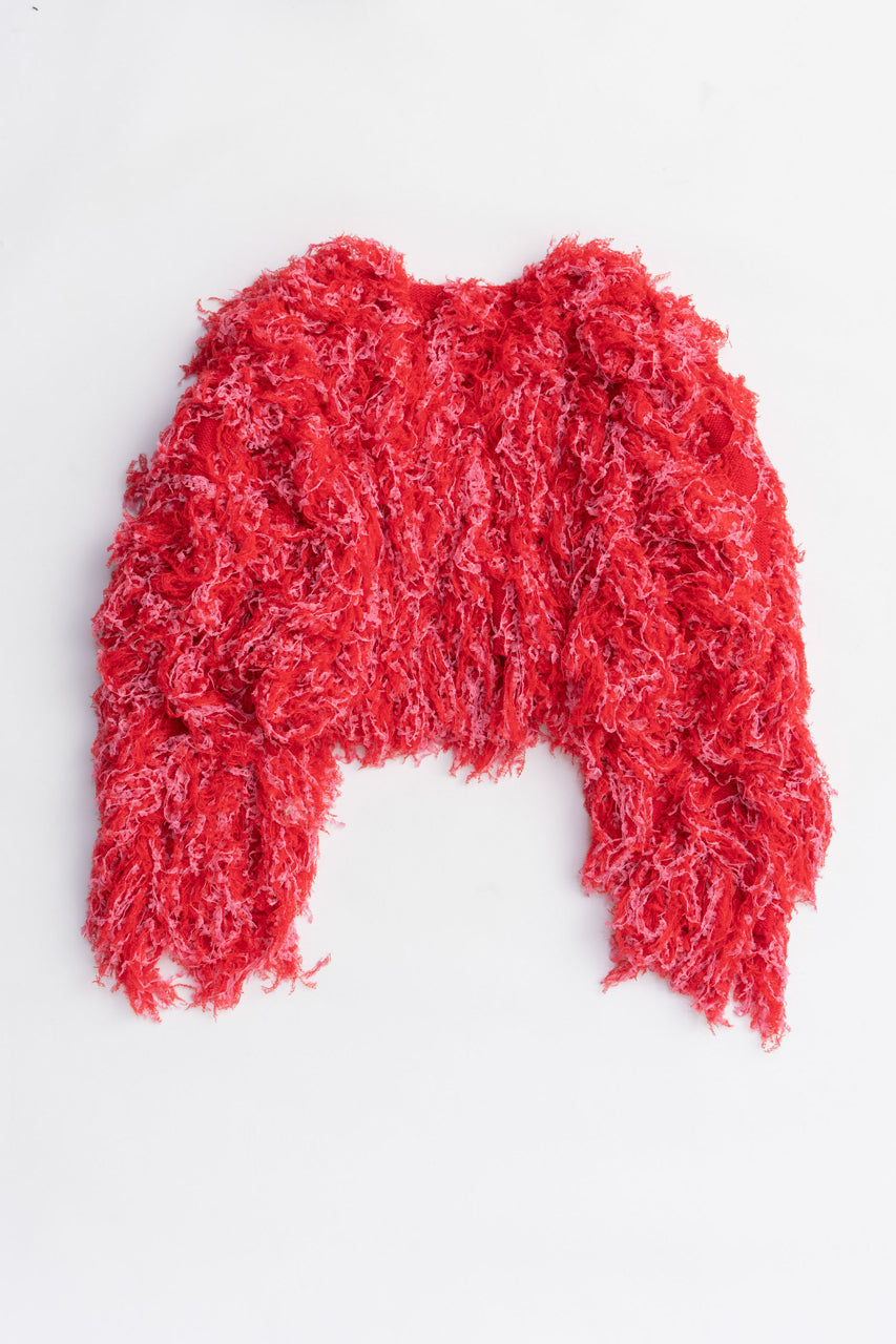 Fluffy Knit Cardigan - 2025 WINTER